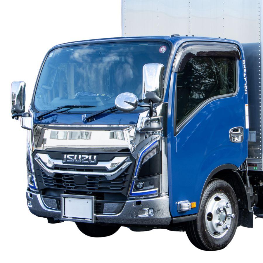 ジェットイノウエ メッキ フロントパネル いすゞ 23エルフ 標準 ローキャブ JET 572108 トラック用品 外装 装飾 メッキ メッキ ...