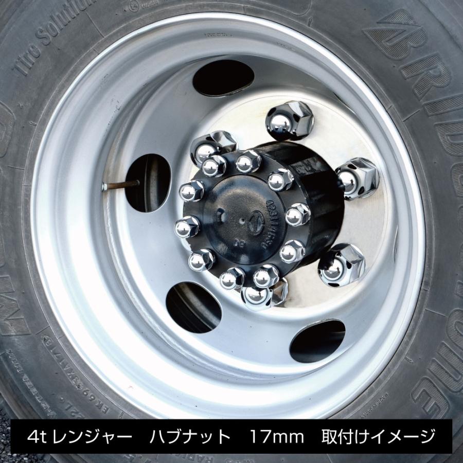 ジェットイノウエ 丸型ハブナットキャップ22mm 10個入り 500634
