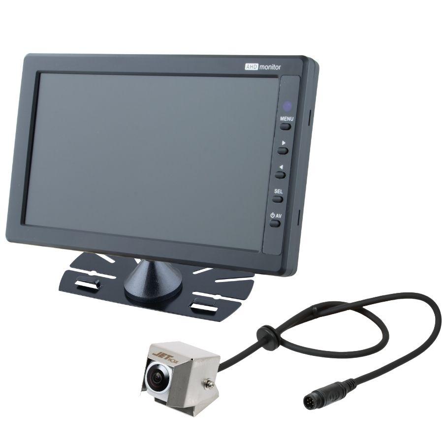 バックカメラ 超広角ミニカメラ&７インチ高精細モニターセット GX-010A ジェットイノウエ 592881 トラック用品 トラック用 トラック 安全運行 事故防止の画像