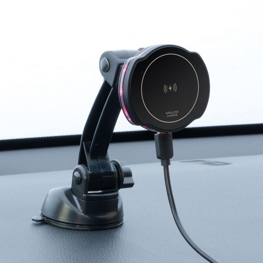 槌屋ヤック ワイヤレスチャージ マグホルダー 吸盤取付け PF417