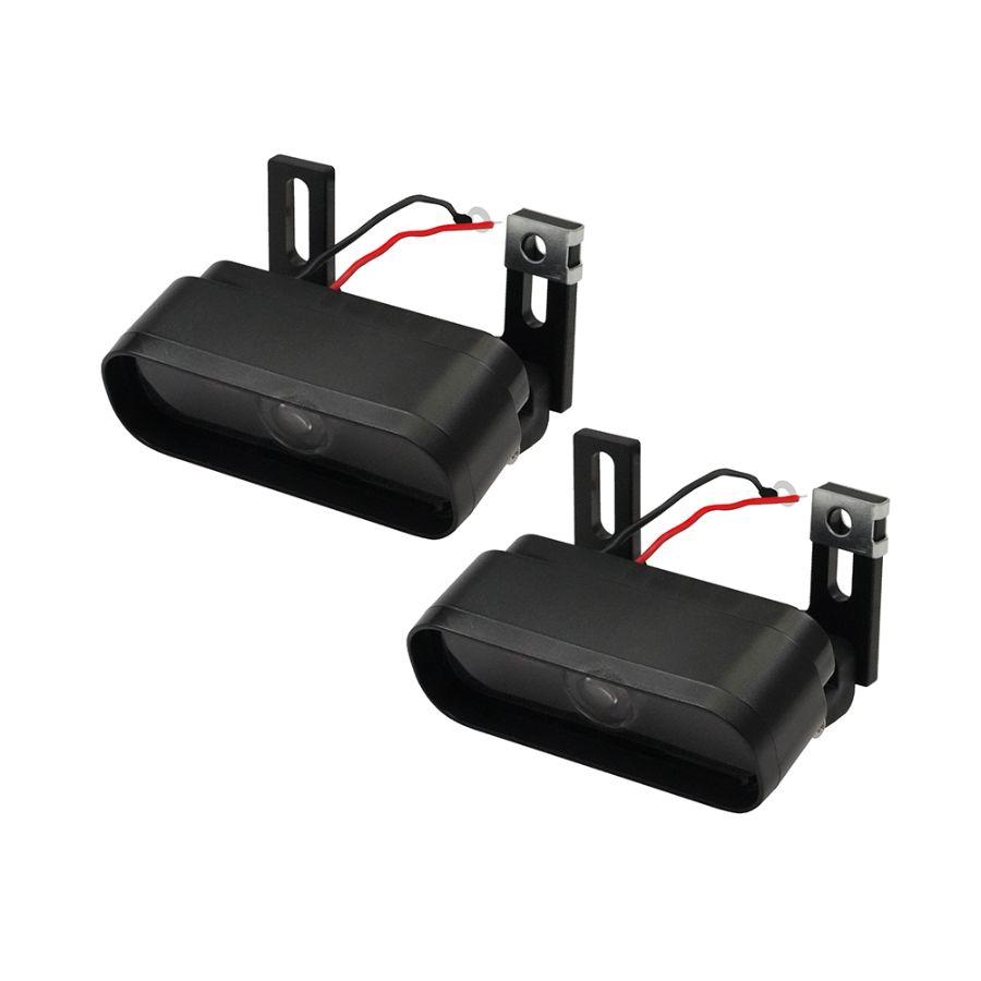 槌屋ヤック ウイングダウンライトペア ホワイト 24V/12V CE-495