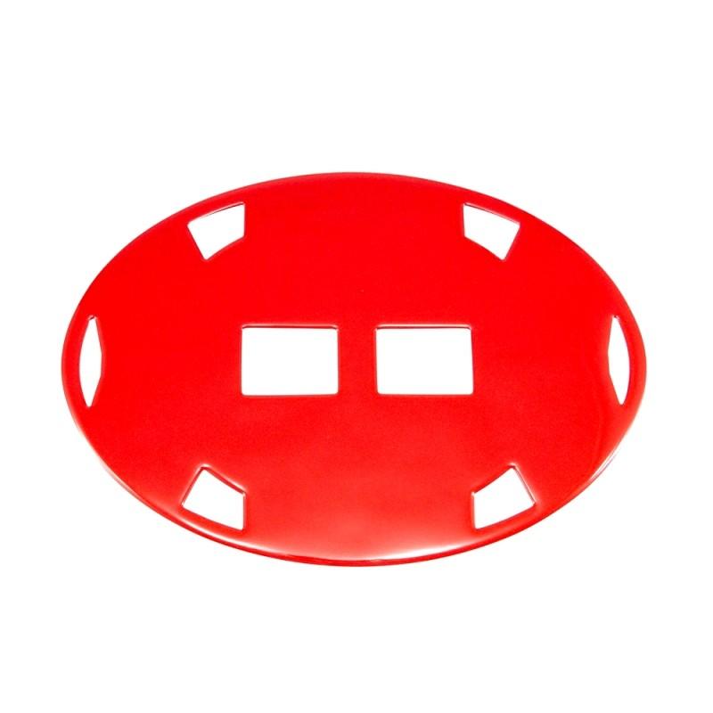 524423 カラーエンブレムステッカー &rsquo;17プロフィア用 パールレッド アクリルベース付|トラック用品 ジェットイノウエ