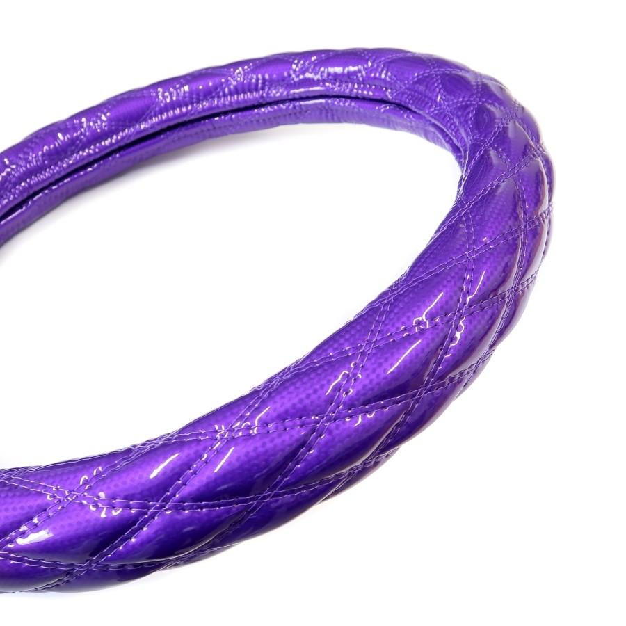 トラック用品 ジェットイノウエ モコモコa型ダブルステッチハンドルカバー カーボンパープル トラック用品ルート2 ヤフー店 通販 Yahoo ショッピング