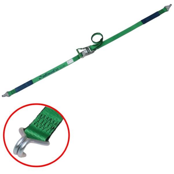 トラック荷締め用品 ラッシングベルト ナローフック仕様 (固定:0.5m