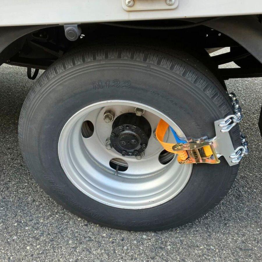 大型トラック脱出用タイヤチェーン ラチェット式タイヤチェーン (2本組 