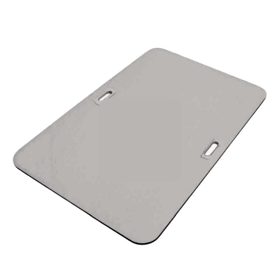 送料無料 トラボ 910mm×1820mm×厚さ9mm グレー 取手・角R付き 10枚