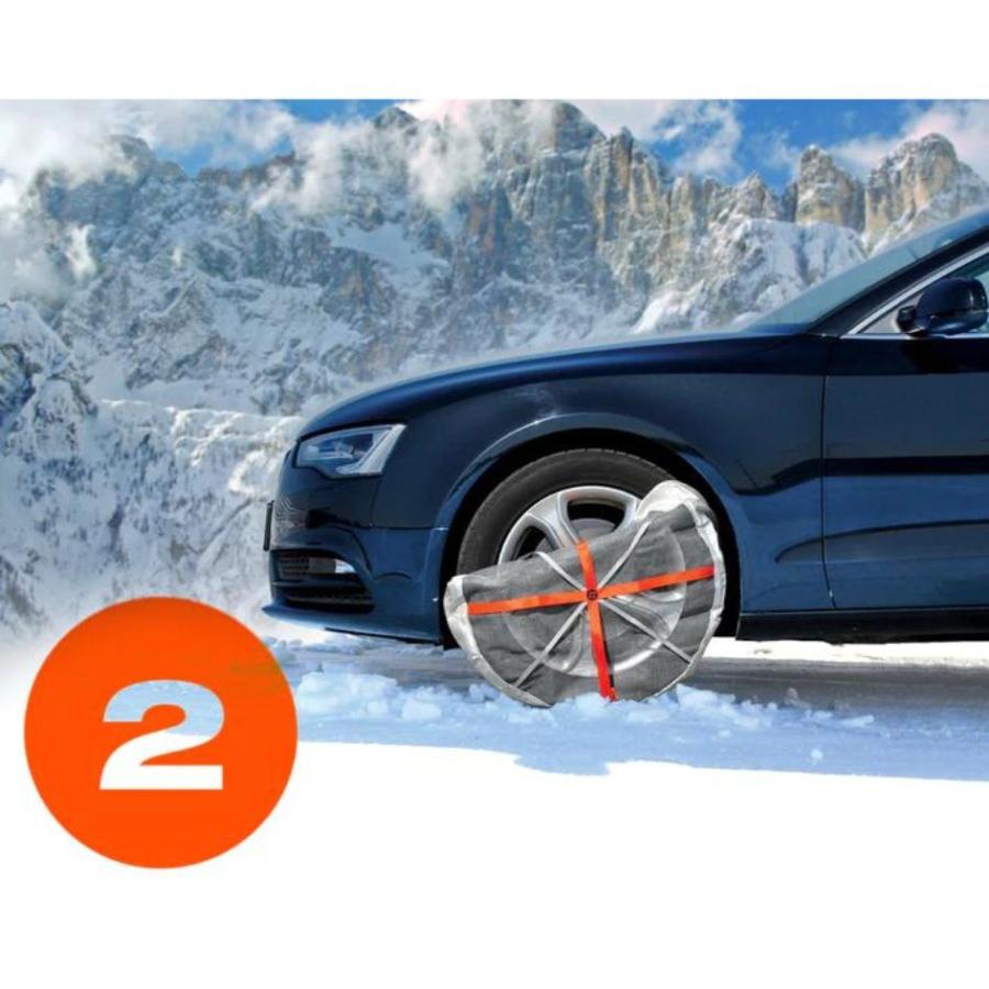 小型中型トラック用 布製タイヤチェーン(2枚組) HP698 トラック用品