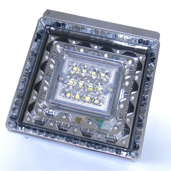 9249062d JB角型LEDテールランプ単体 クリアレンズ LED赤/LEDホワイト 