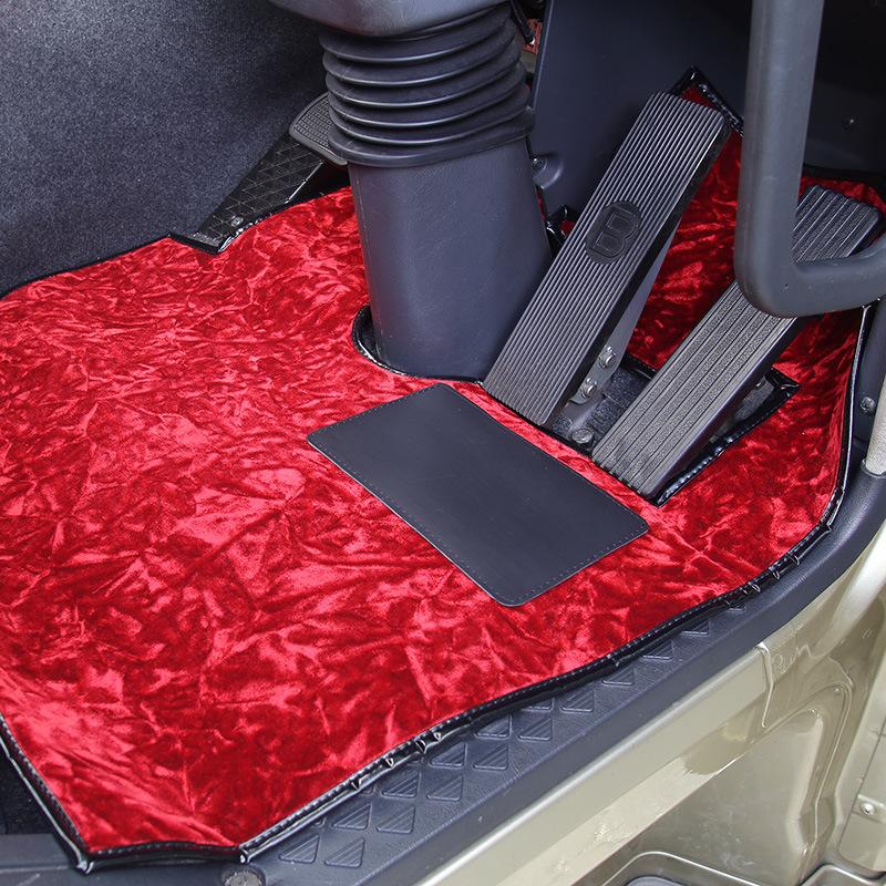 金華山トラック用フロントマット トラック 雅 フロアマット 金華山 チンチラ 運転席のみ トラック用品