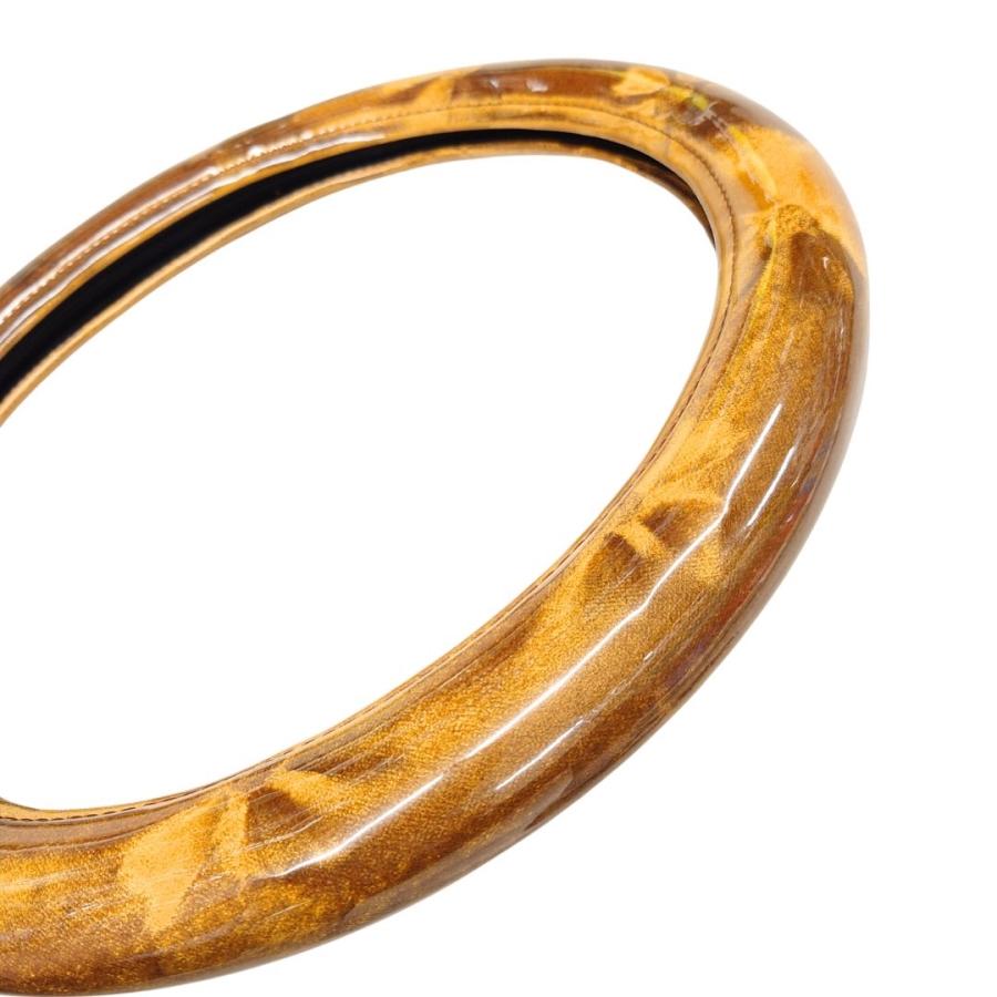 極太ハンドルカバー コスモス ゴールド トラック用品 カー用品 トラック 軽自動車 軽トラ 車 極太 ビニール巻 金華山