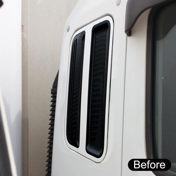 槌屋ヤック CV411 YACサイドベッド窓ガーニッシュ スーパーグレート用