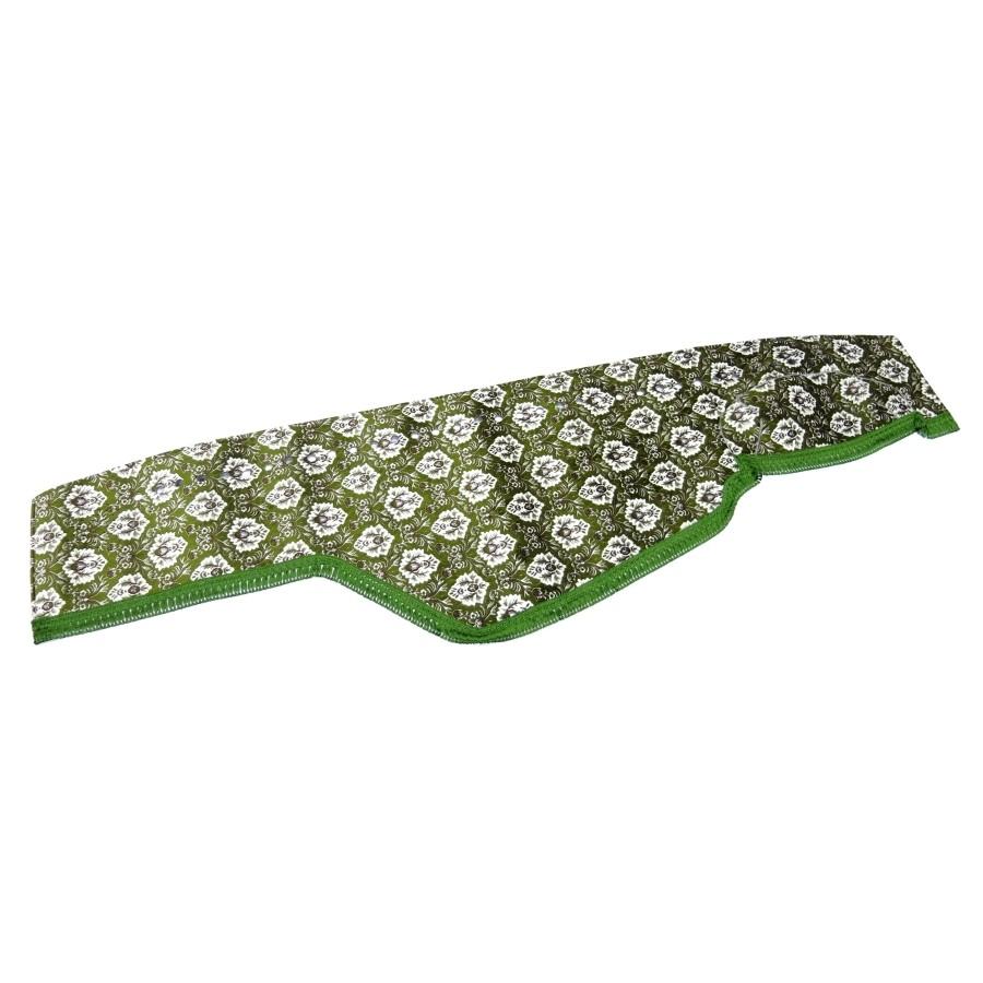金華山新格子ダッシュマット&フロントフリル トラックストップ ターン ダッシュボードマット 金華山 新格子