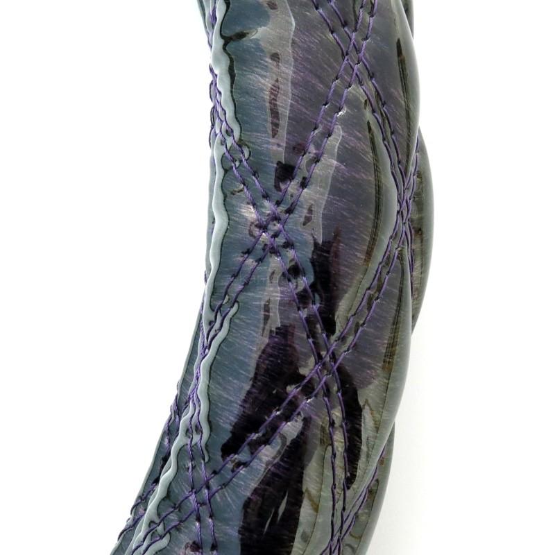 トラック 雅 極太ダブルステッチハンドルカバー オリオン パープル