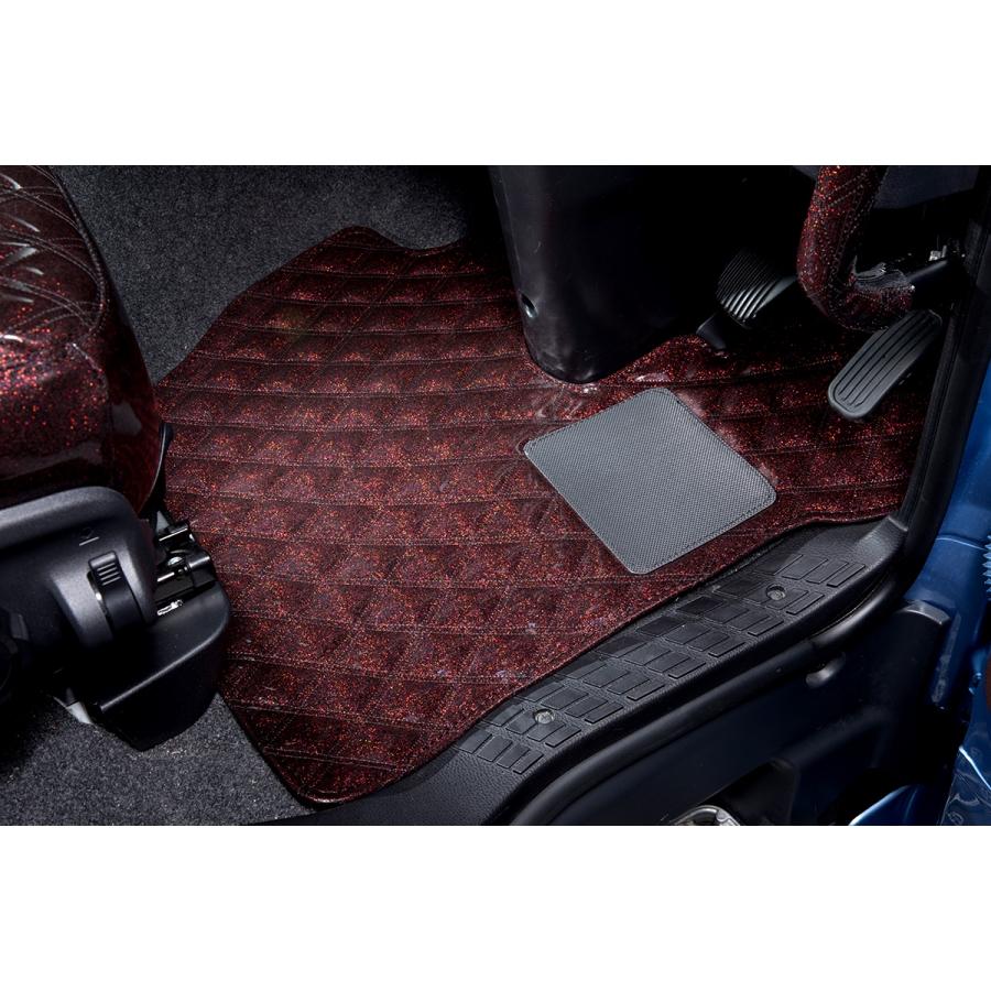 キラメキv2 フロアマット運転席のみ 大型車種別 代引き不可 トラック用品 Kiramekiv2 Fm10 1 トラック用品ルート2 ヤフー店 通販 Yahoo ショッピング