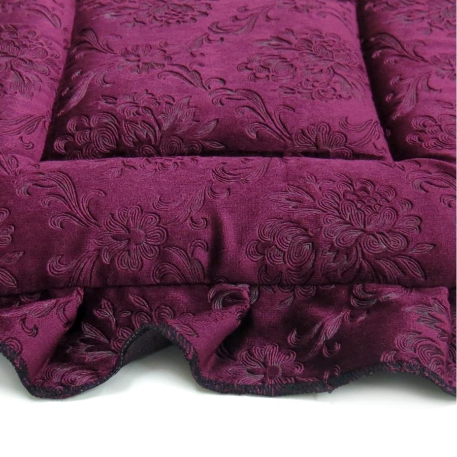 トラックストップ ターン クッション 金華山 ローレルモケット ワイン