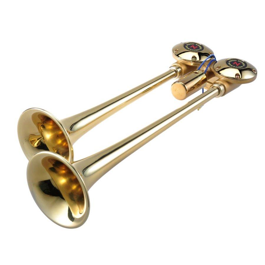 バトルロングヤンキーホーン 真鍮 ニッケン BL472 トラック用品 エアー