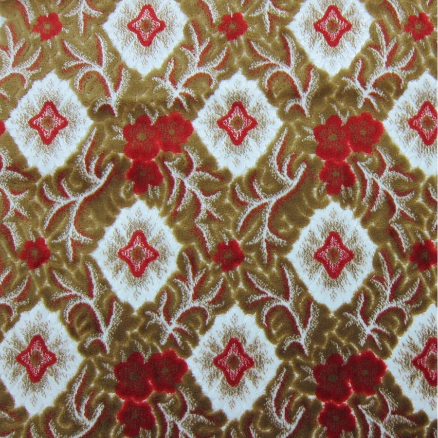 金華山(大花束)オレンジカーテン遮光生地なし(未使用)