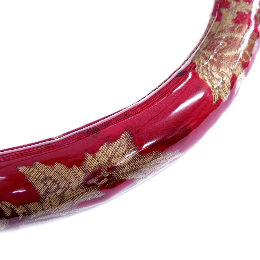 トラックストップ ターン 極太ハンドルカバー 金華山 オスカー レッド