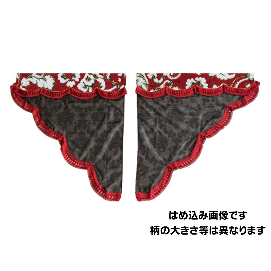 トラックストップ ターン サイドカーテン 金華山 小雪 三角型ロイヤル