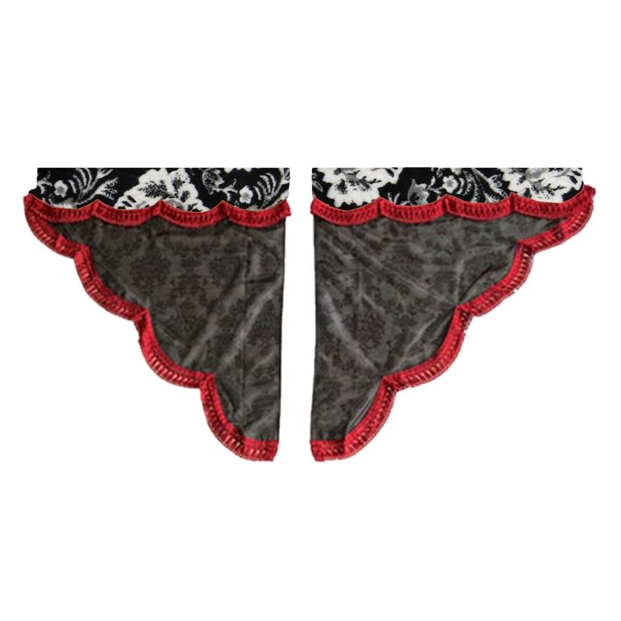 トラックストップ ターン サイドカーテン 金華山 新格子 三角型