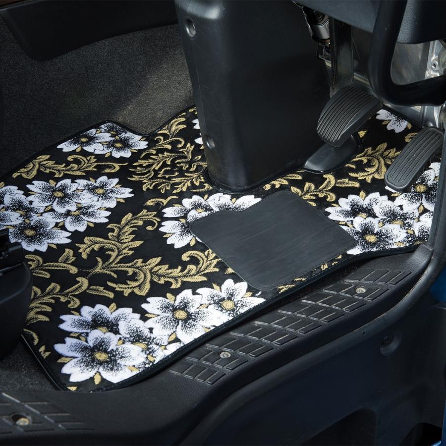トラック 雅 フロアマット 金華山 みやび桜 運転席のみ トラック用品