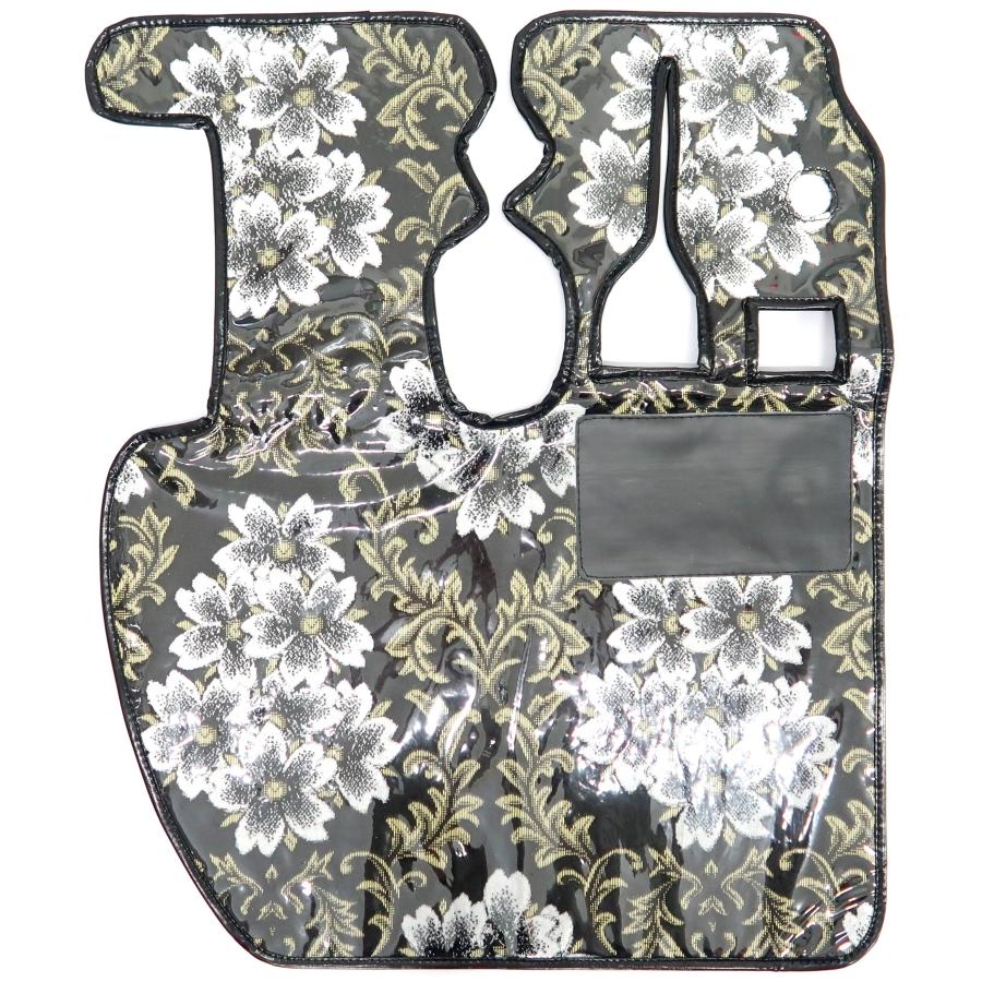 トラック 雅 金華山フロアマット 運転席+助手席セット みやび桜