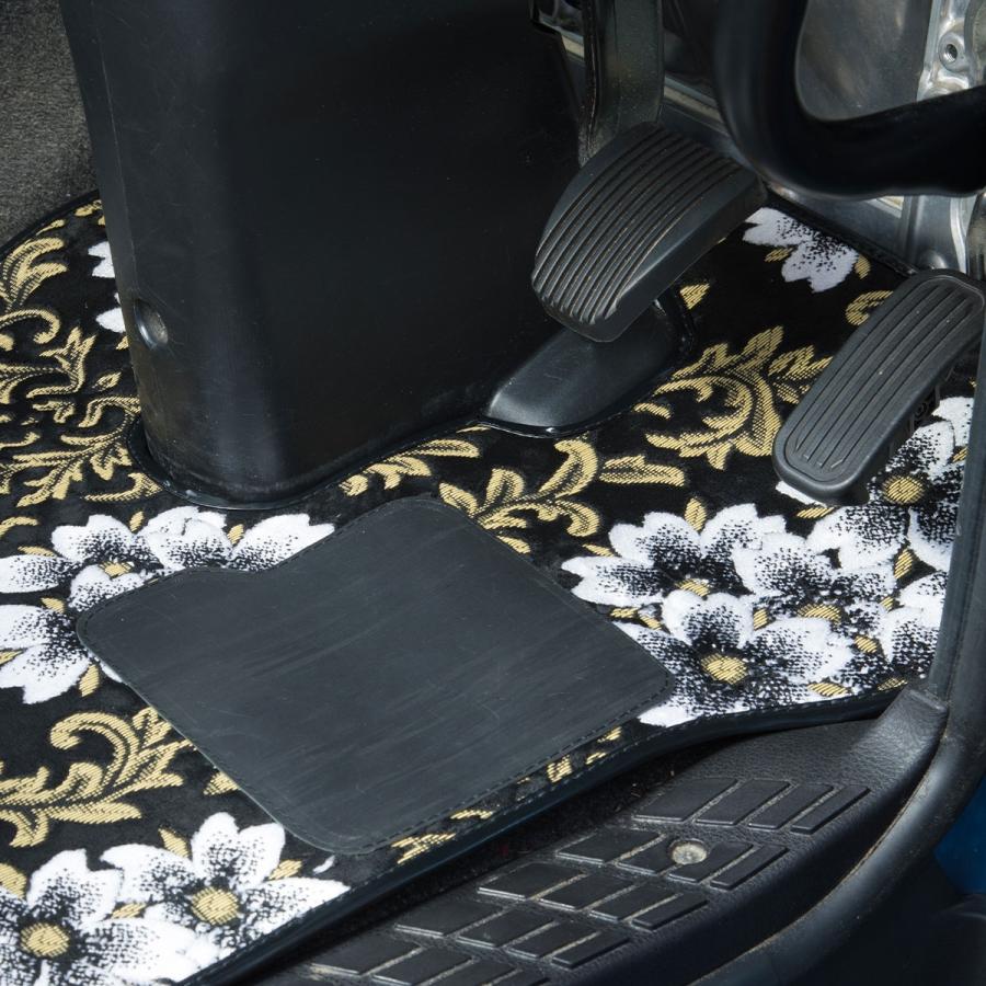 トラック 雅 フロアマット 金華山 みやび桜 運転席+助手席セット