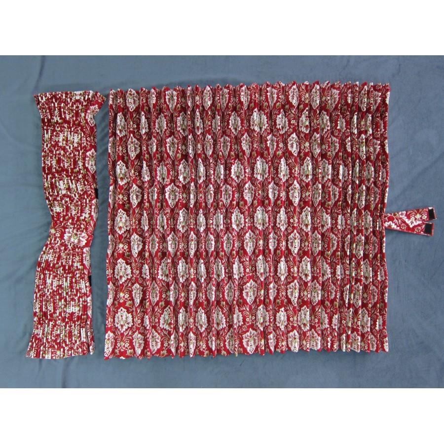 トラックストップ ターン 金華山 新格子 仮眠カーテン プリーツ トラックストップ ターン 金華山 新格子 仮眠カーテン プリーツ
