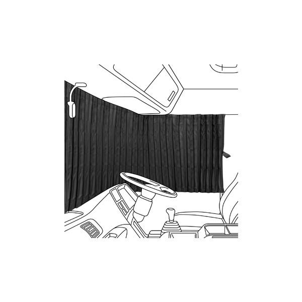 トラックストップ ターン 仮眠カーテン 金華山 新格子 プリーツ