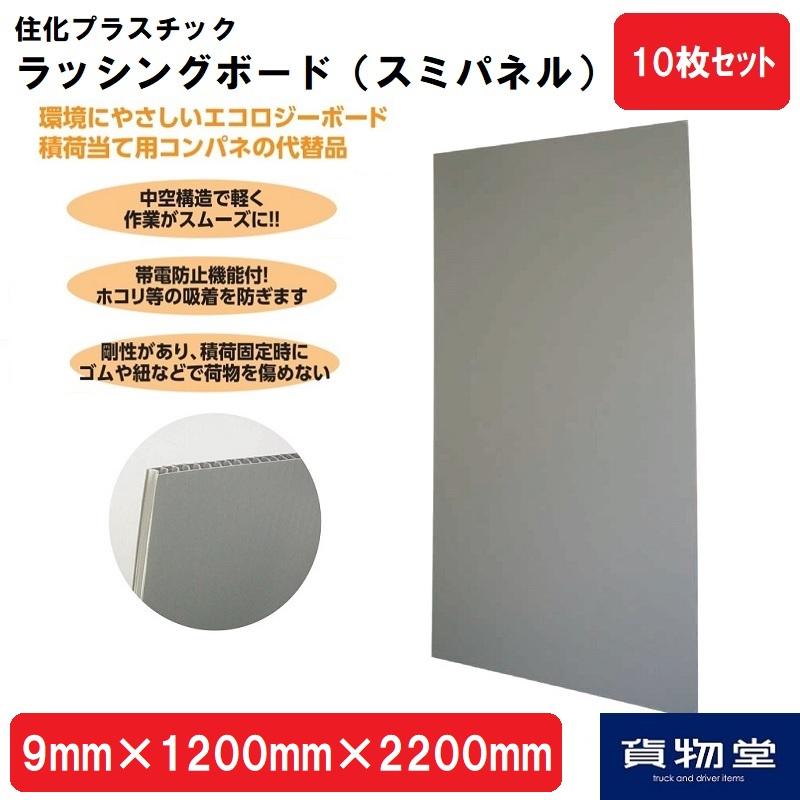 スミパネル（ラッシングボード） 1200mm×2200mm×厚さ9mm (10枚セット
