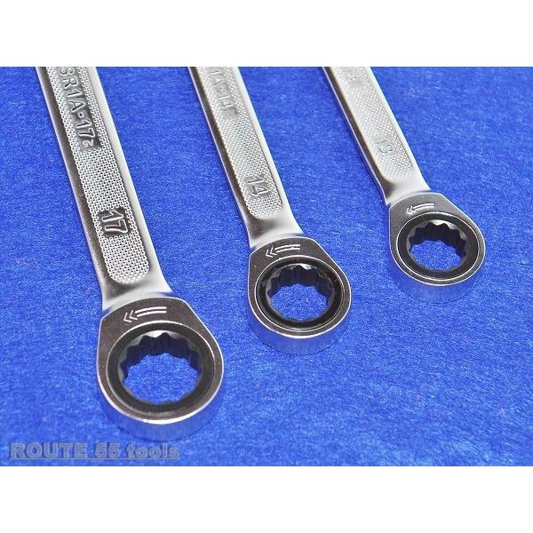 KTC ラチェットコンビネーションレンチ 3本 セット MSR1A-13・14・17