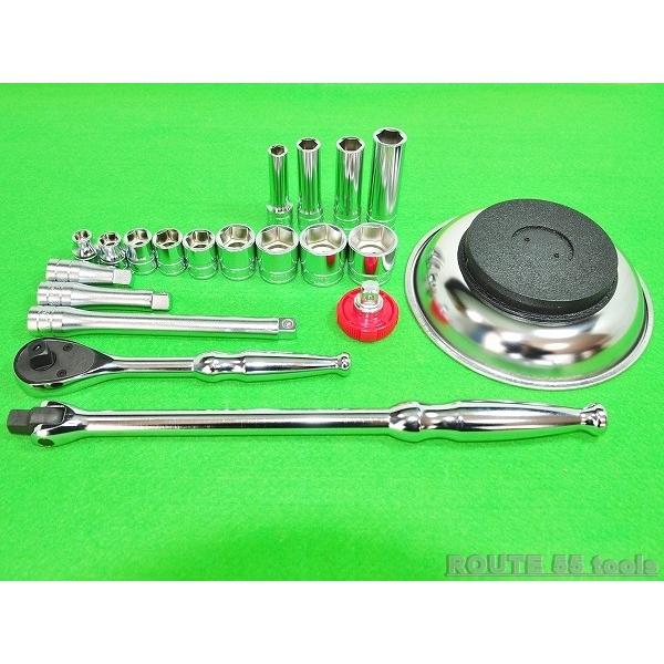 KTC 9.5sq ラチェットハンドル・ソケット他 全7種類セット