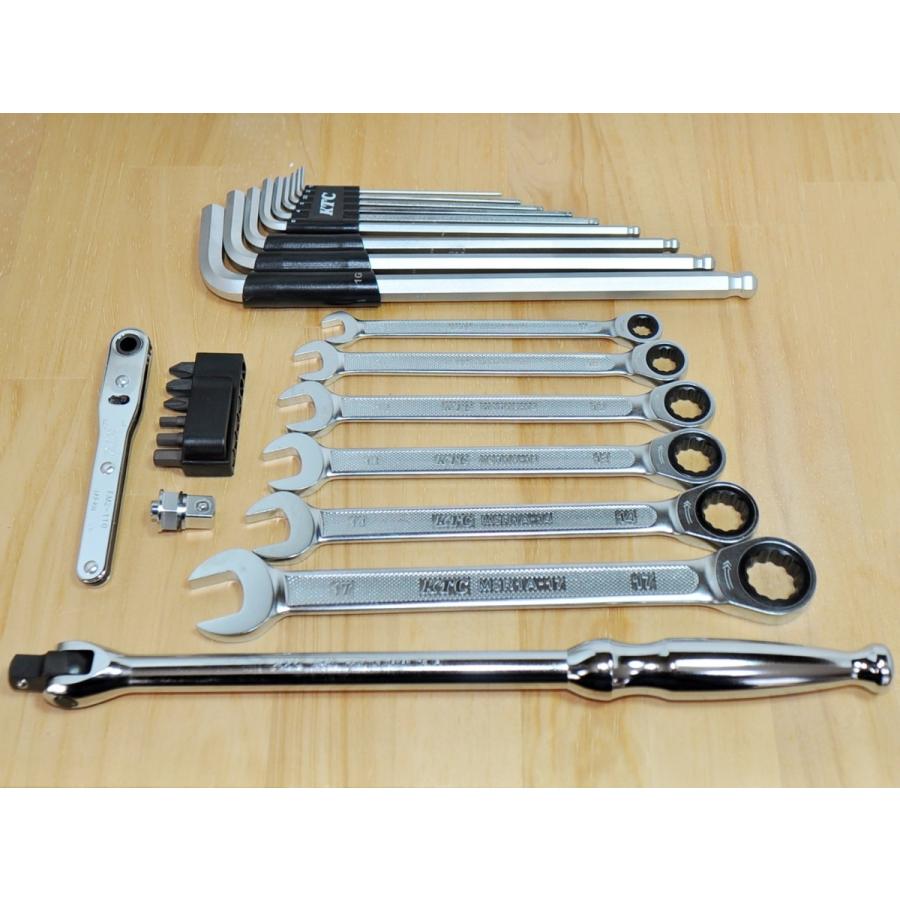 KTC ラチェットコンビネーションレンチ他 全5種類セット(MSR1A KTC ラチェットコンビネーションレンチ他 全5種類セット(MSR1A
