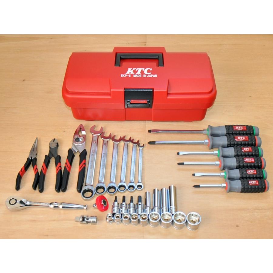 KTC 工具オリジナルツールセット プラハードケースEKP-5付 全10 KTC 工具オリジナルツールセット プラハードケースEKP-5付 全10