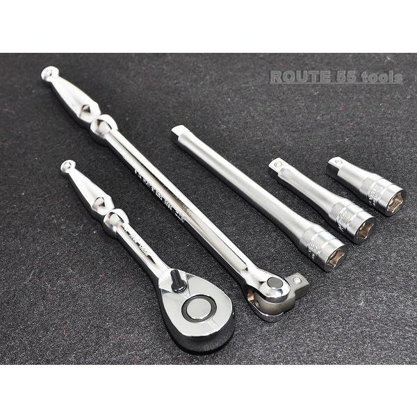KTC 9.5sq ラチェットハンドル+EXTバー+スピンナハンドル セット 