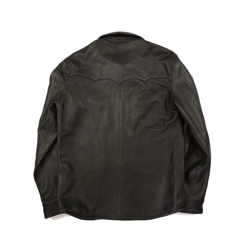 FINE CREEK & CO(ファインクリークアンドコー)〜"Hank" Leather Shirts〜の画像