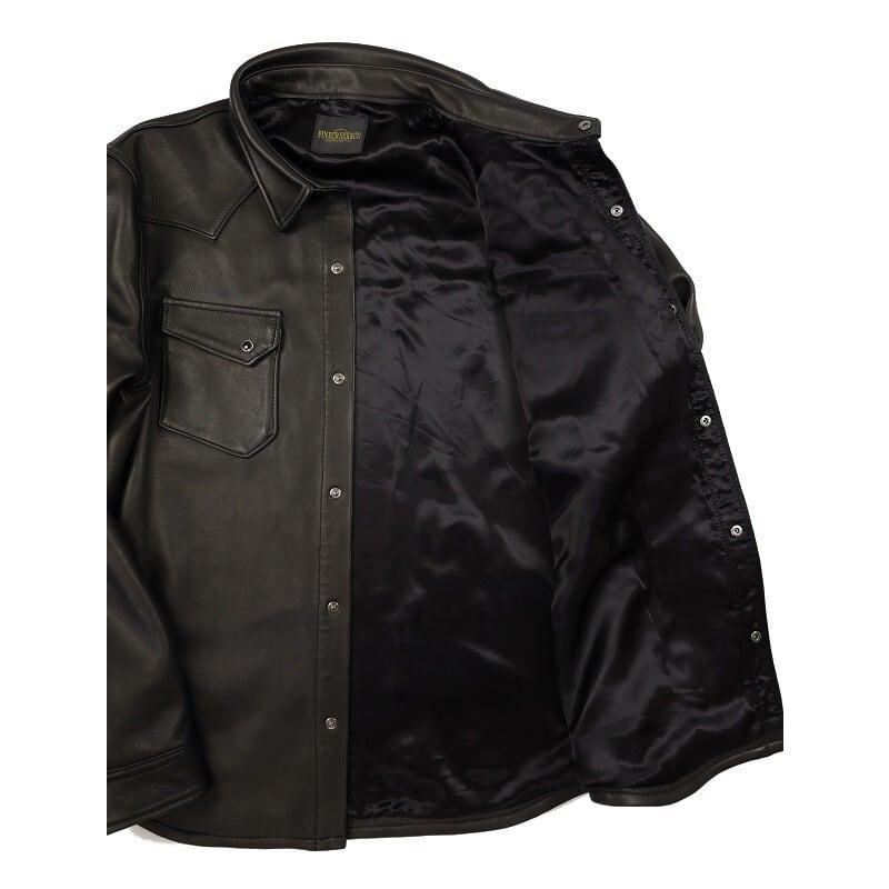 FINE CREEK & CO(ファインクリークアンドコー)〜"Hank" Leather Shirts〜の画像