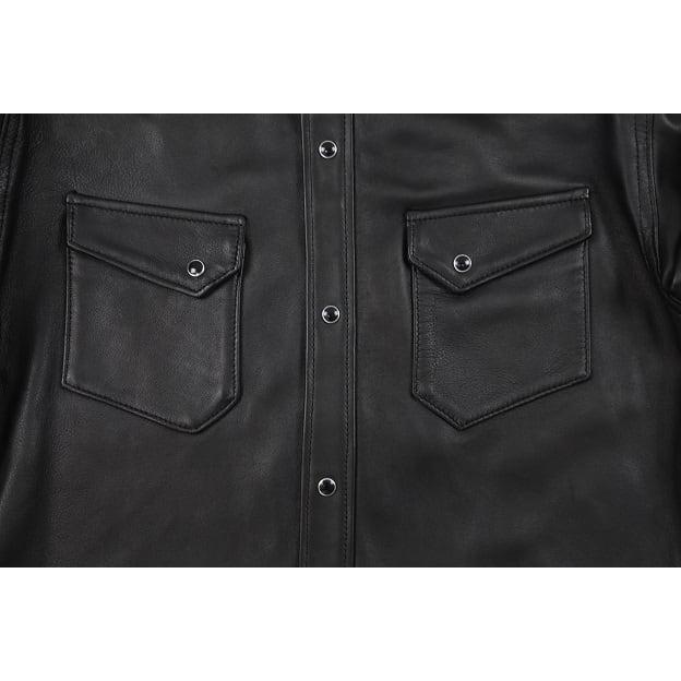 FINE CREEK & CO(ファインクリークアンドコー)〜"Hank" Leather Shirts〜の画像