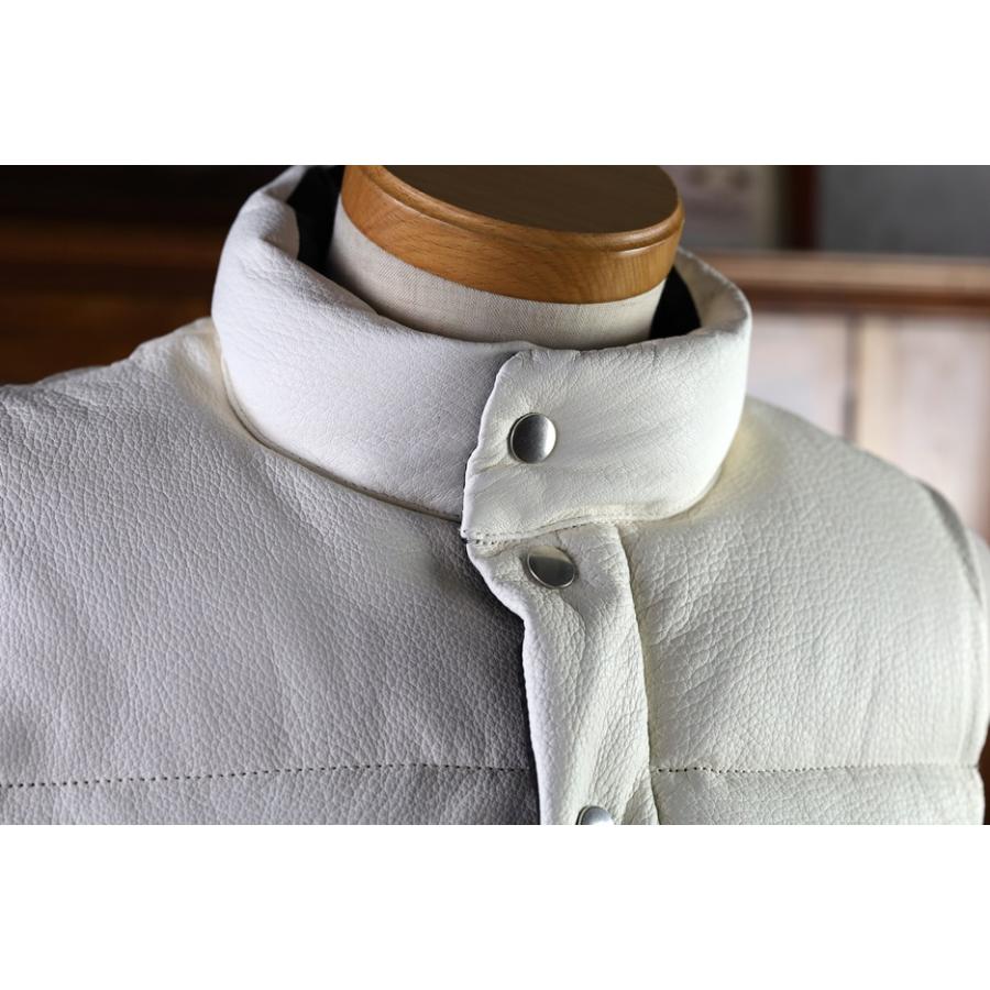 FINE CREEK & CO(ファインクリークアンドコー)〜Law Deerskin Vest White〜の画像