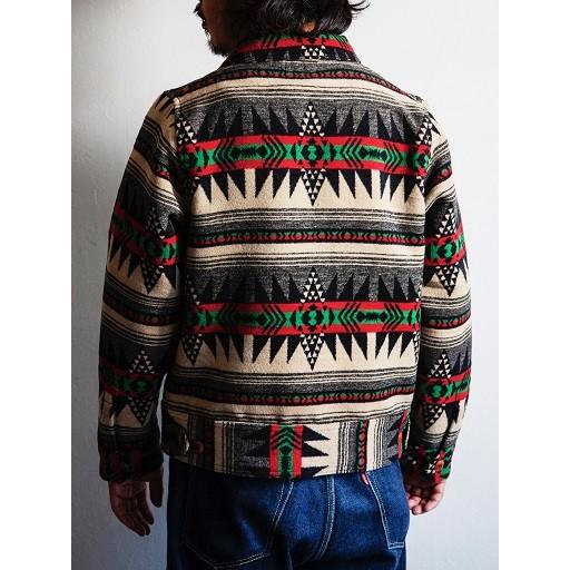 Dapper's(ダッパーズ)〜Native Pattern Blanket A-1 Style Jacket