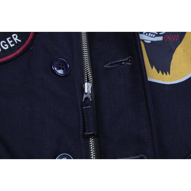 FREEWHEELERS(フリーホイーラーズ)〜"KNUCKLE BONES" on"AAF 90thBG 400thBSQ" CIVILIAN DECK JACKET〜の画像
