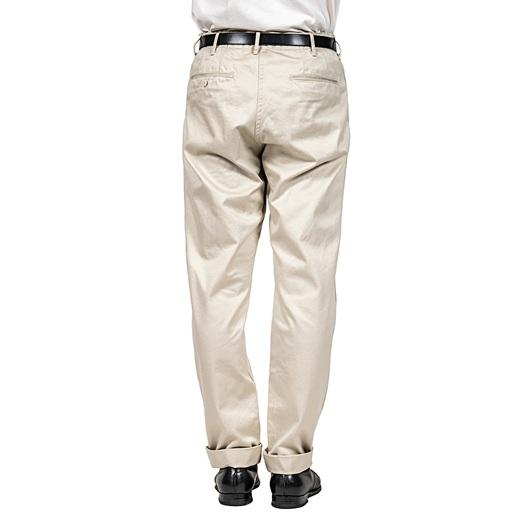 WORKERS(ワーカーズ)〜Officer Trousers Slim Type2, Pearl White