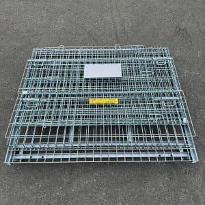 新品 メッシュパレット 1200×1000×900 網カゴ 網パレット 鉄