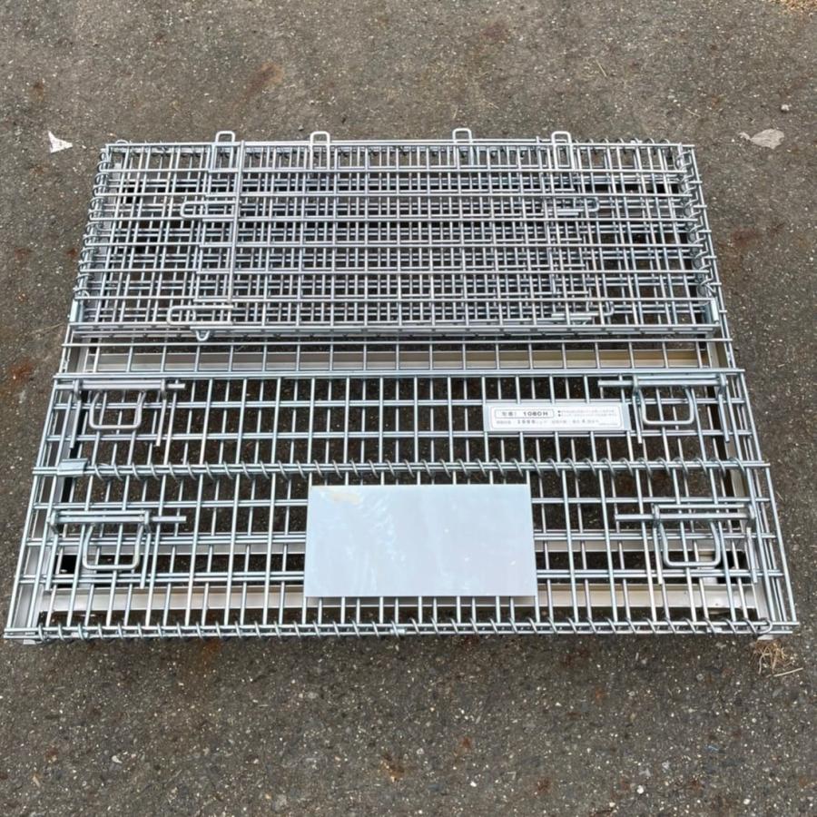 新品 メッシュパレット 800×1000×510 網カゴ 網パレット 鉄 新品 メッシュパレット 800×1000×510 網カゴ 網パレット 鉄