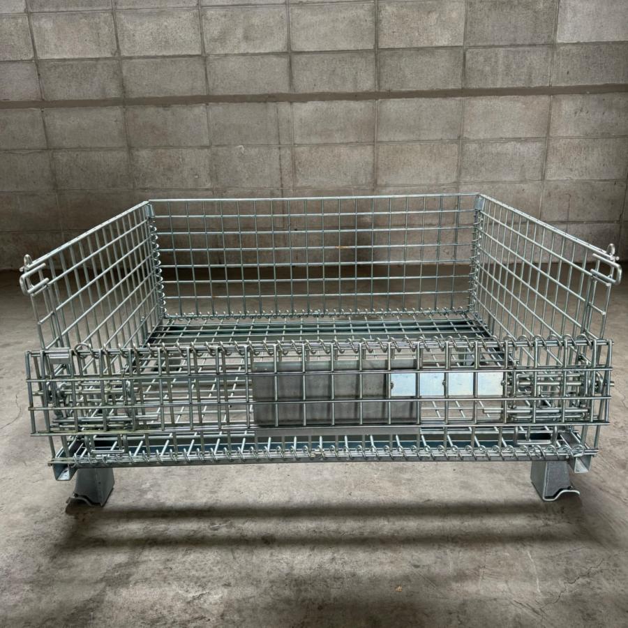 中古 メッシュパレット 800×1000×510 10台セット 網カゴ 網パレット 鉄