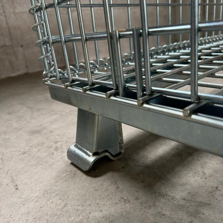 中古 メッシュパレット 800×1000×510 10台セット 網カゴ 網パレット 鉄