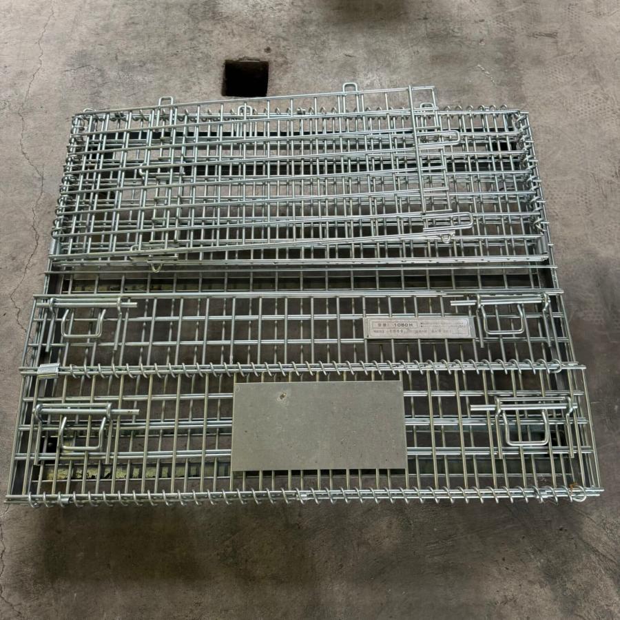 中古 メッシュパレット 800×1000×510 10台セット 網カゴ 網パレット 鉄 パレティーナ |  | 05