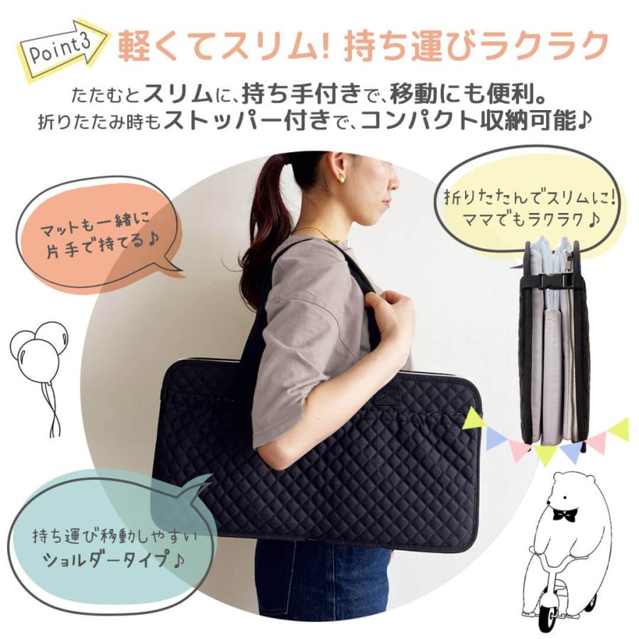 ベビーベッド クーファン クーハン どこでもねんね ブラック NR158-T Rebalo【 送料無料 ※北海道・沖縄・離島除く】 簡易ベッド 持ち運び 折りたたみ おむつの画像