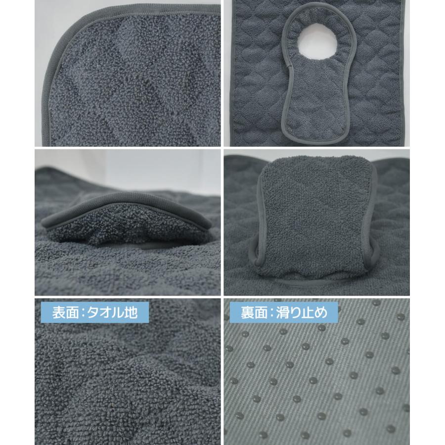 防水らくらくシートカバー【 おまかせ便3 送料無料 】Rebalo NR149 NR150-T グレー ブラック ロング 滑り止め付き 洗濯機OK トイトレ おむつ漏れ お漏らし 防止 |  | 15