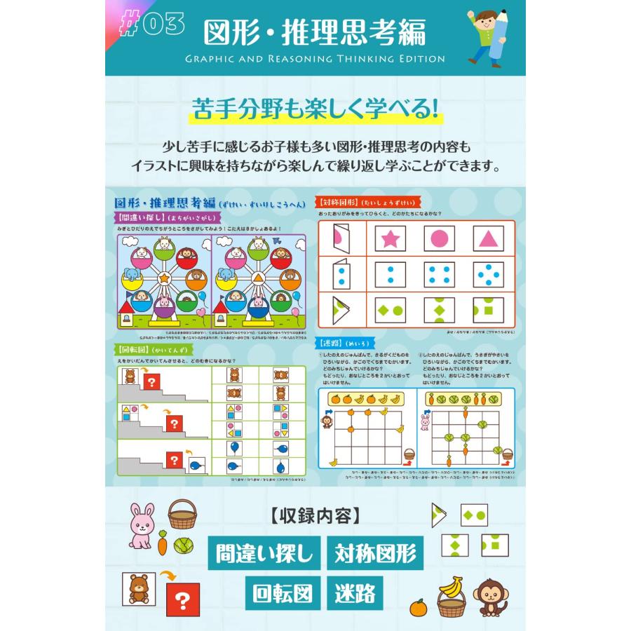 小学校受験 お風呂ポスター 知育 モンテッソーリ 【学ぶ習慣が身に付く！シリーズ】ルーティン博士の学習塾（４枚セット） |  | 05